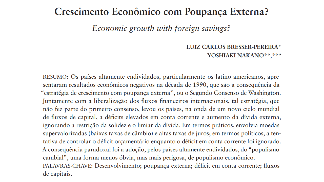 crescimento-economico-com-poupanca-externa Engenharia - Revista Manutenção