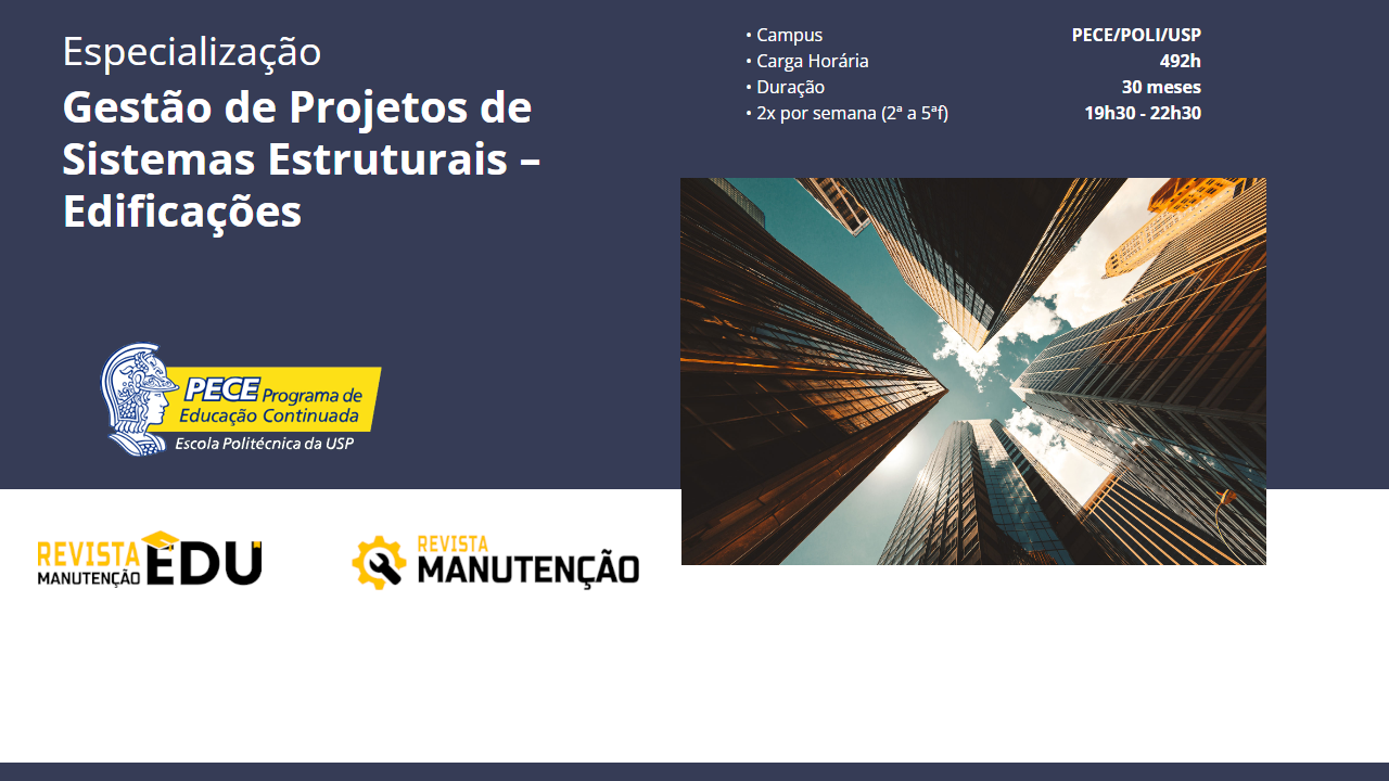 especializacao-em-projetos-estruturais-edificacoes Tecnologia - Revista Manutenção