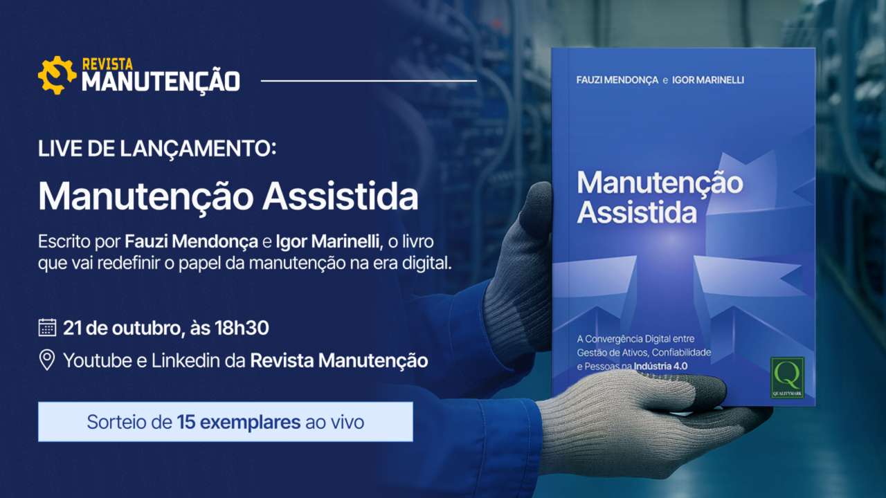Livro Manutenção Assistida será pré-lançado online